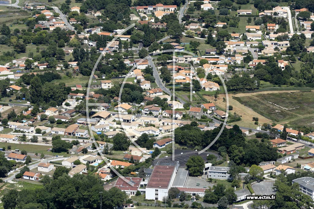 Photo arienne de La Tremblade (la Sibonnerie)