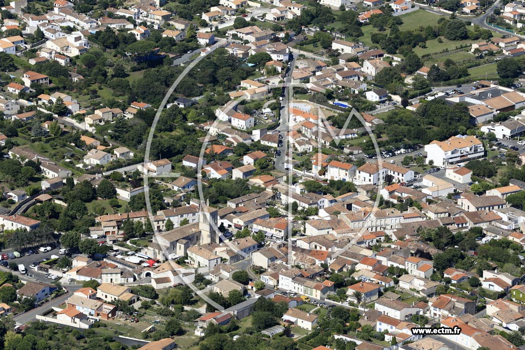 Photo arienne de Meschers-sur-Gironde (Centre)