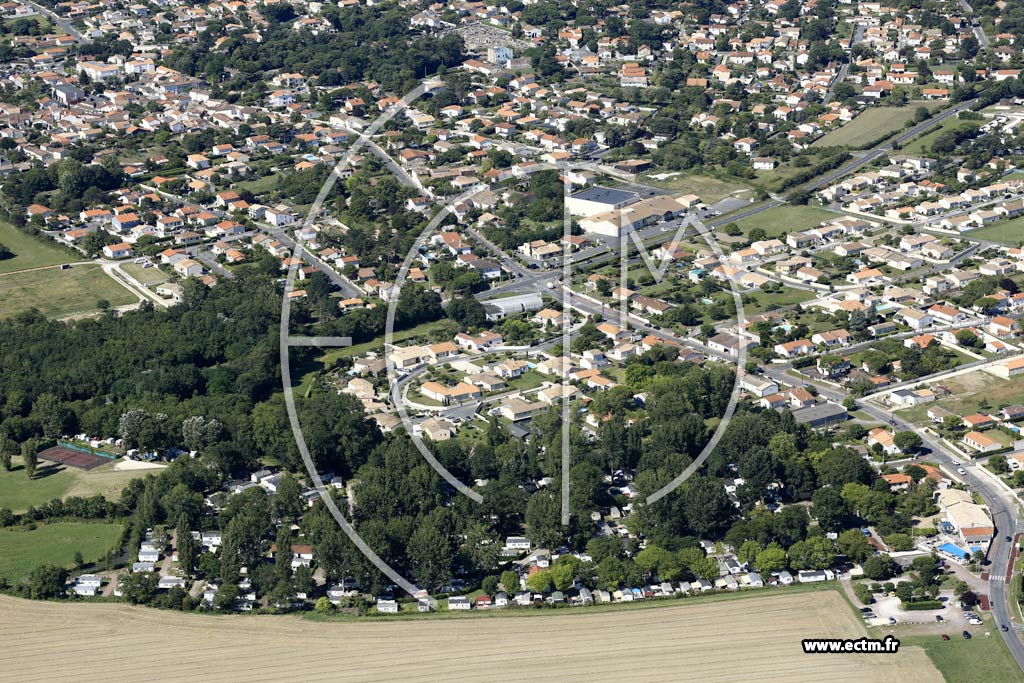 Photo arienne de Meschers-sur-Gironde (l'scale - le Fragnard)