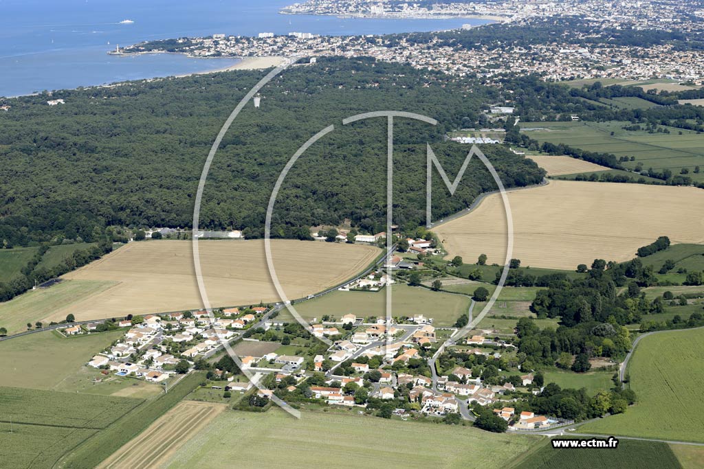 Photo arienne de Meschers-sur-Gironde (le Berceau)
