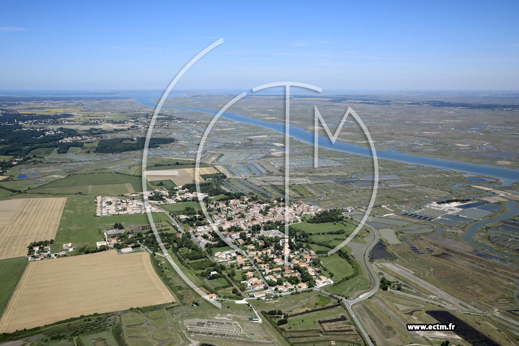 Photo arienne de Mornac-sur-Seudre