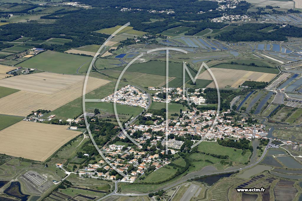Photo arienne de Mornac-sur-Seudre