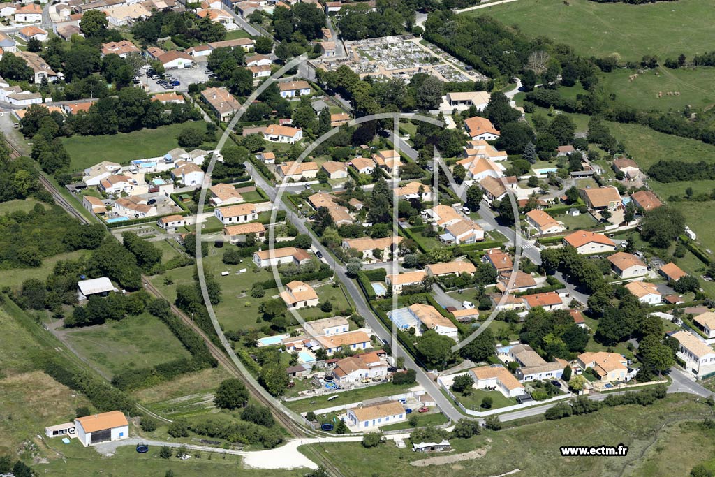 Photo arienne de Mornac-sur-Seudre