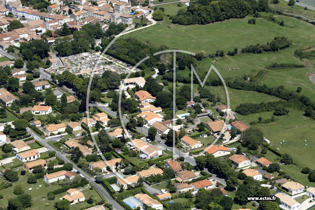 Photo arienne de Mornac-sur-Seudre