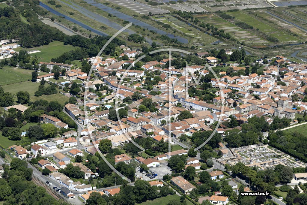 Photo arienne de Mornac-sur-Seudre