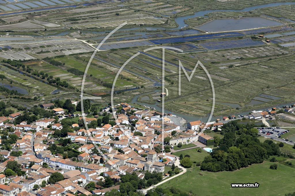 Photo arienne de Mornac-sur-Seudre