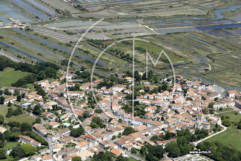 Photo arienne de Mornac-sur-Seudre