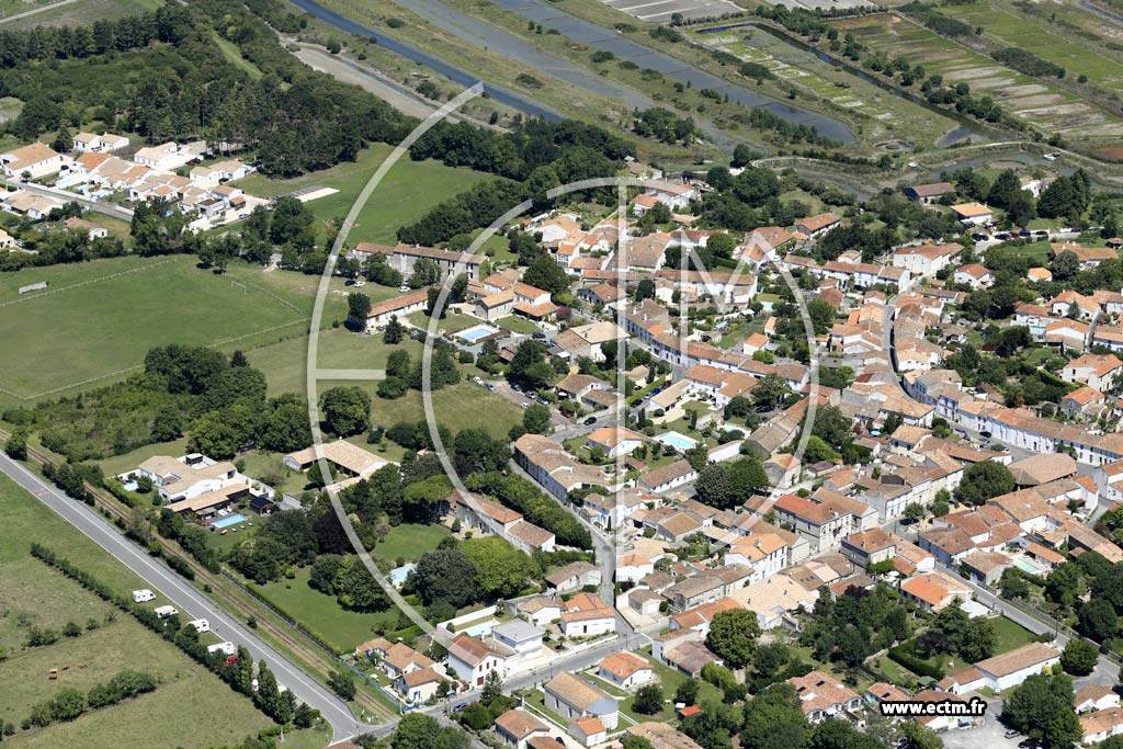 Photo arienne de Mornac-sur-Seudre