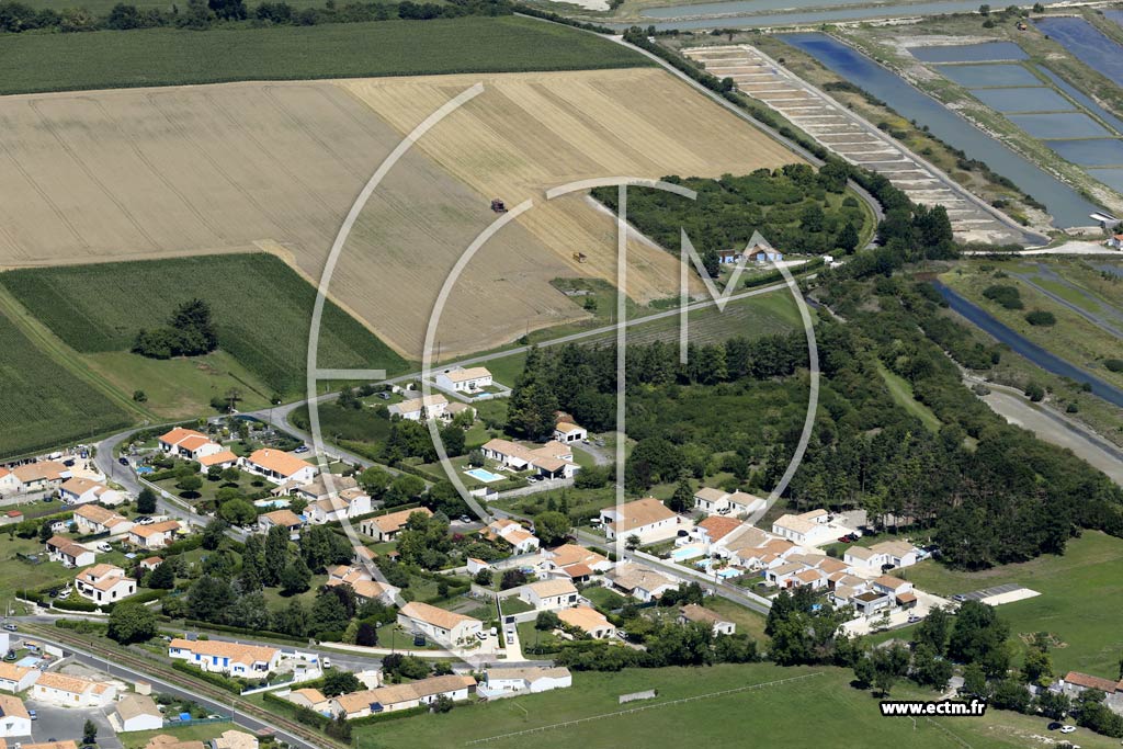 Photo arienne de Mornac-sur-Seudre