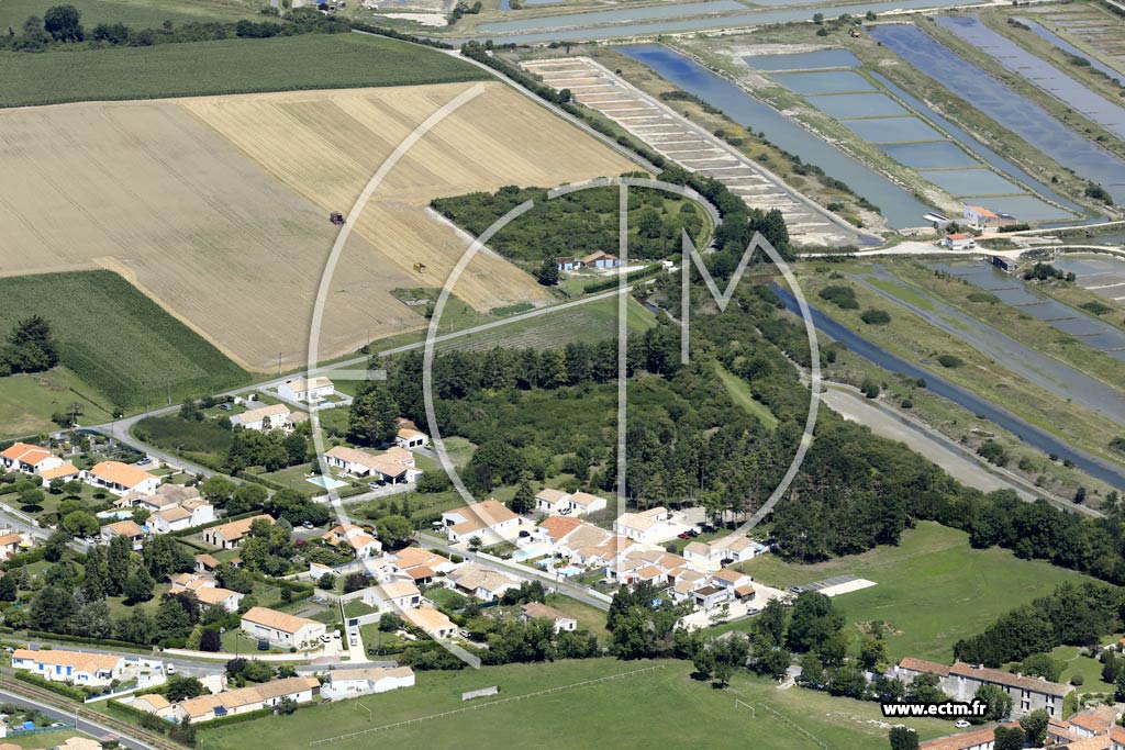 Photo arienne de Mornac-sur-Seudre