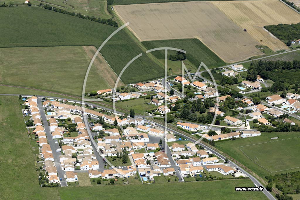 Photo arienne de Mornac-sur-Seudre