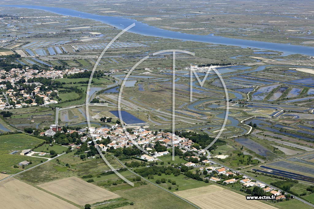Photo arienne de Mornac-sur-Seudre (Plordonnier)