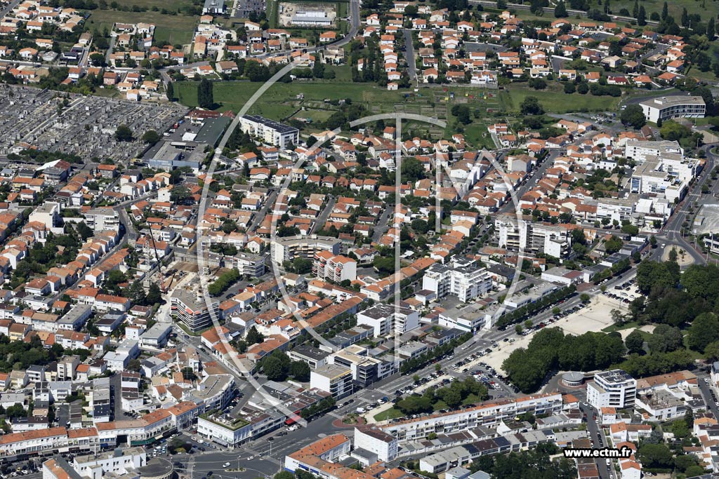 Photo arienne de Royan (Clmenceau)