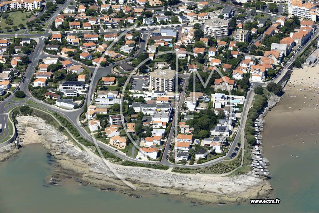 Photo arienne de Royan (Conche de Pontaillac)