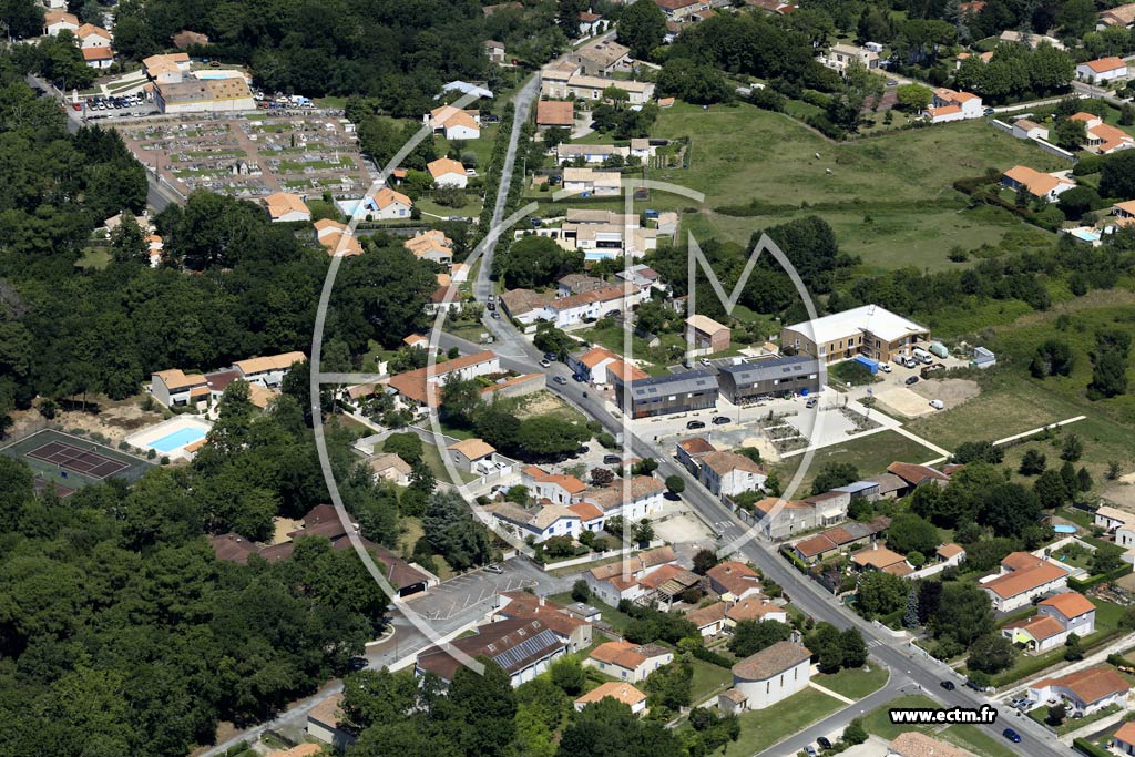 Photo arienne de Saint-Augustin
