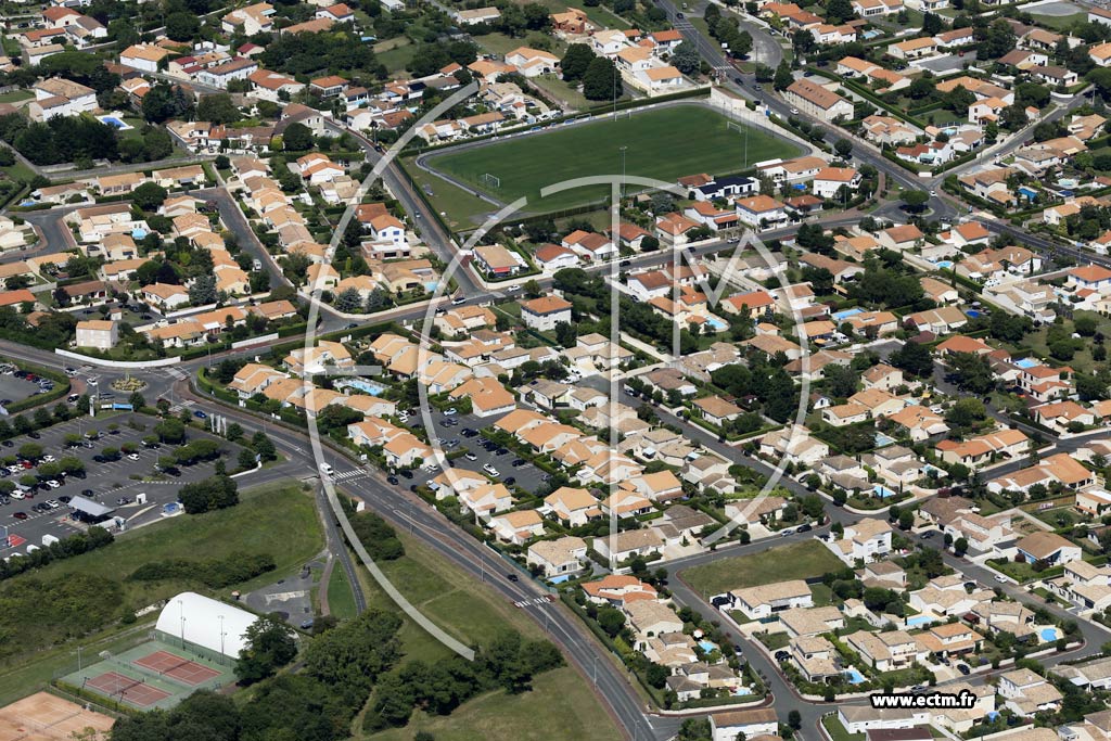 Photo arienne de Saint-Palais-sur-Mer (Rue des Combattants d'Afrique du Nord)