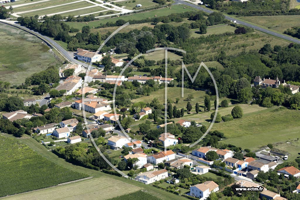 Photo arienne de Talmont-sur-Gironde