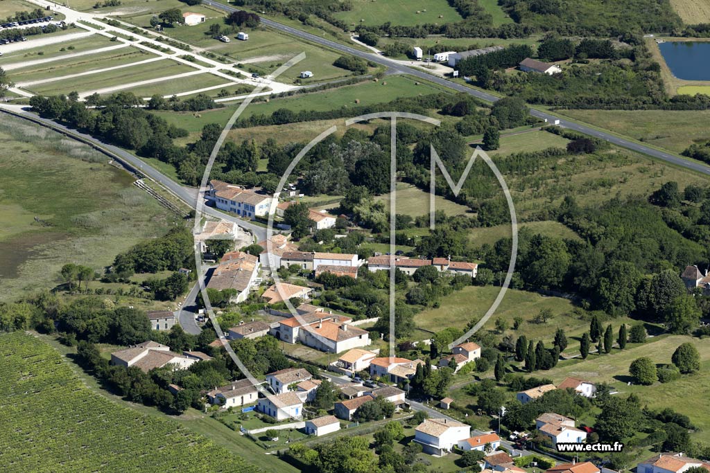 Photo arienne de Talmont-sur-Gironde