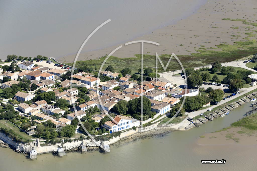 Photo arienne de Talmont-sur-Gironde