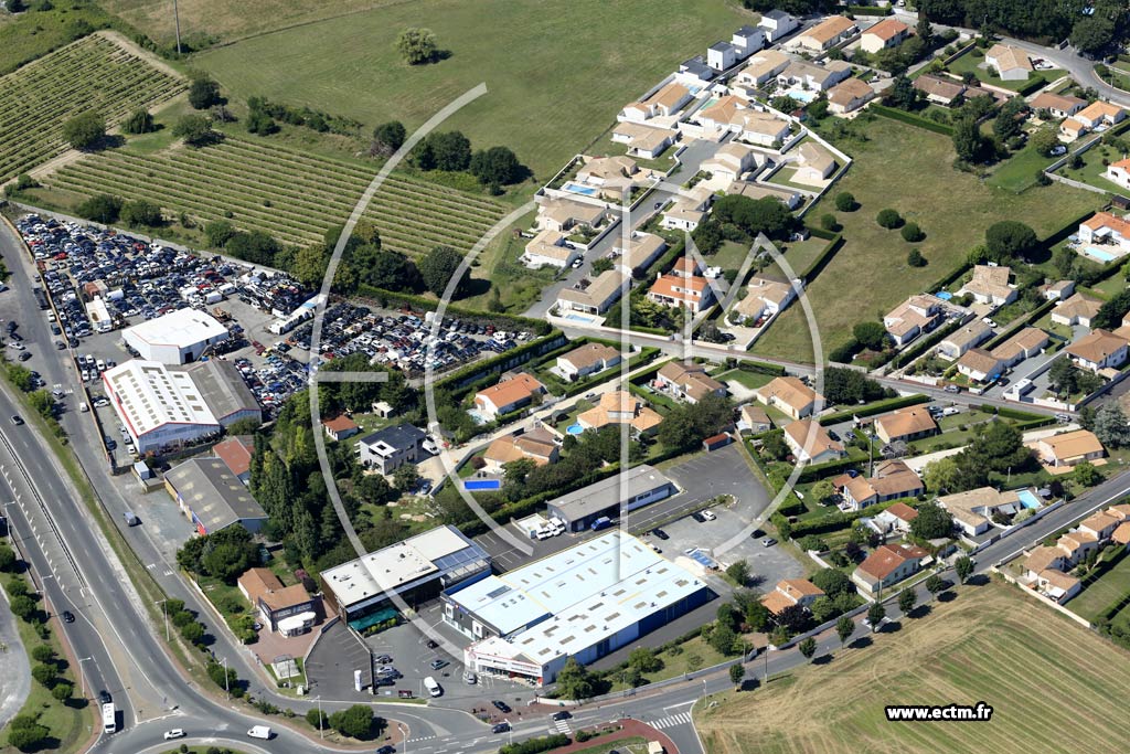 Photo arienne de Vaux-sur-Mer (Chantemerle)