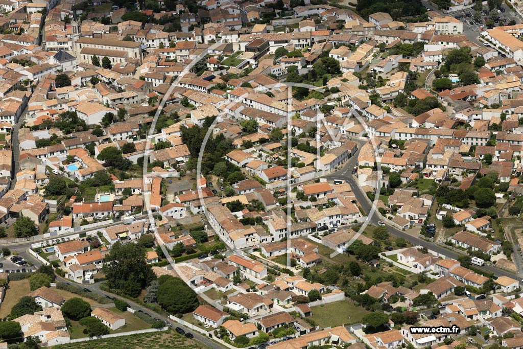 Photo arienne de La Couarde-sur-Mer (Centre)