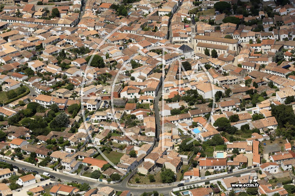 Photo arienne de La Couarde-sur-Mer (Centre)