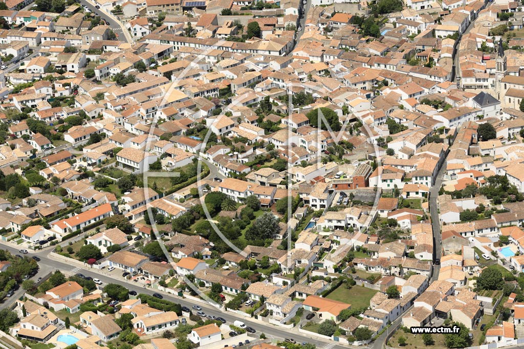 Photo arienne de La Couarde-sur-Mer (Centre)