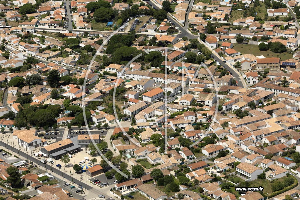 Photo arienne de La Couarde-sur-Mer (Centre)