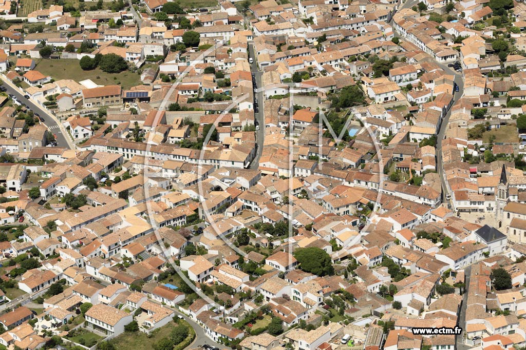 Photo arienne de La Couarde-sur-Mer (Centre)