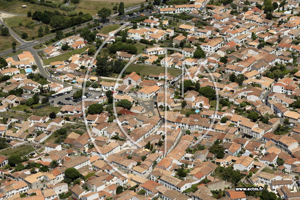 Photo arienne de La Couarde-sur-Mer (Centre)