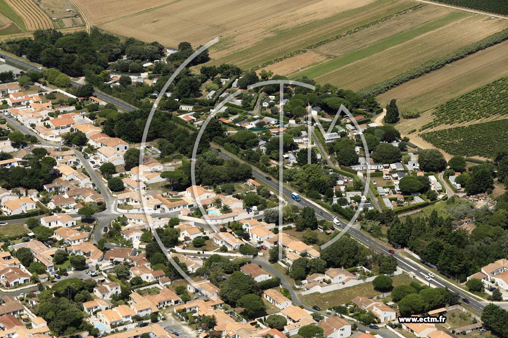 Photo arienne de La Couarde-sur-Mer (les Brades)