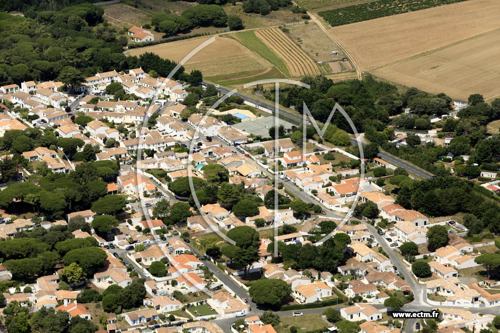 Photo arienne de La Couarde-sur-Mer (les Brades)
