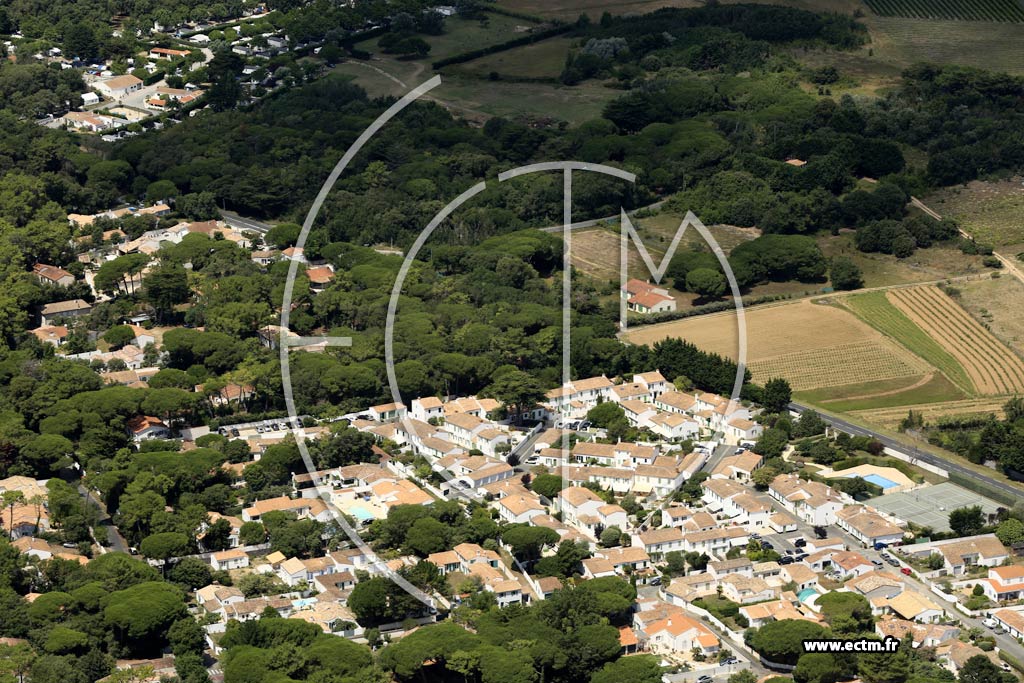 Photo arienne de La Couarde-sur-Mer (les Brades)