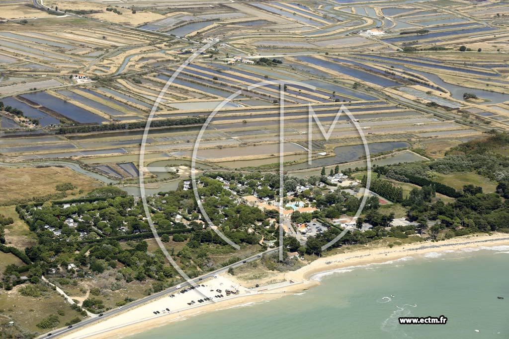 Photo arienne de La Couarde-sur-Mer (Pas du Butillon - l'Ocan)