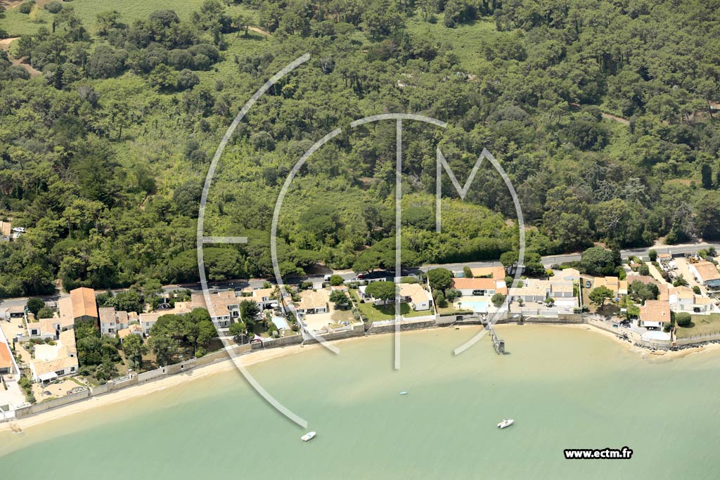 Photo arienne de La Flotte (Route du Fort de la Pre)
