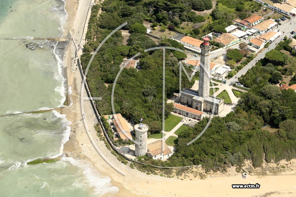 Photo arienne de Saint-Clment-des-Baleines (Pas du Groin - Phare des Baleines)