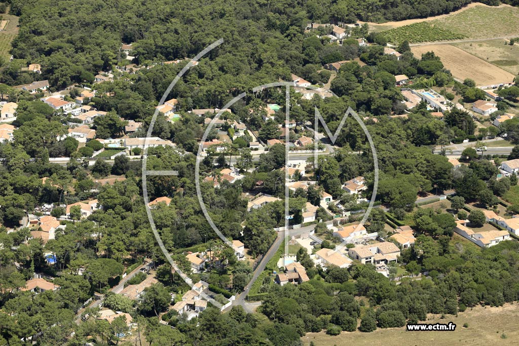 Photo arienne de Sainte-Marie-de-R (les Ensemberts)