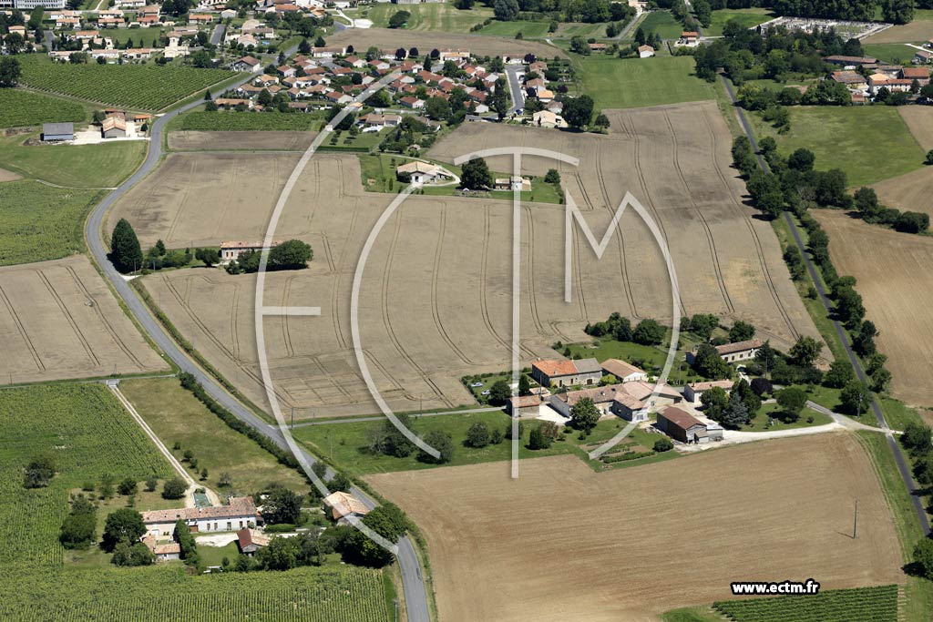 Photo arienne de Baignes-Sainte-Radegonde (Chez Logeron - la Petite Mtairie)