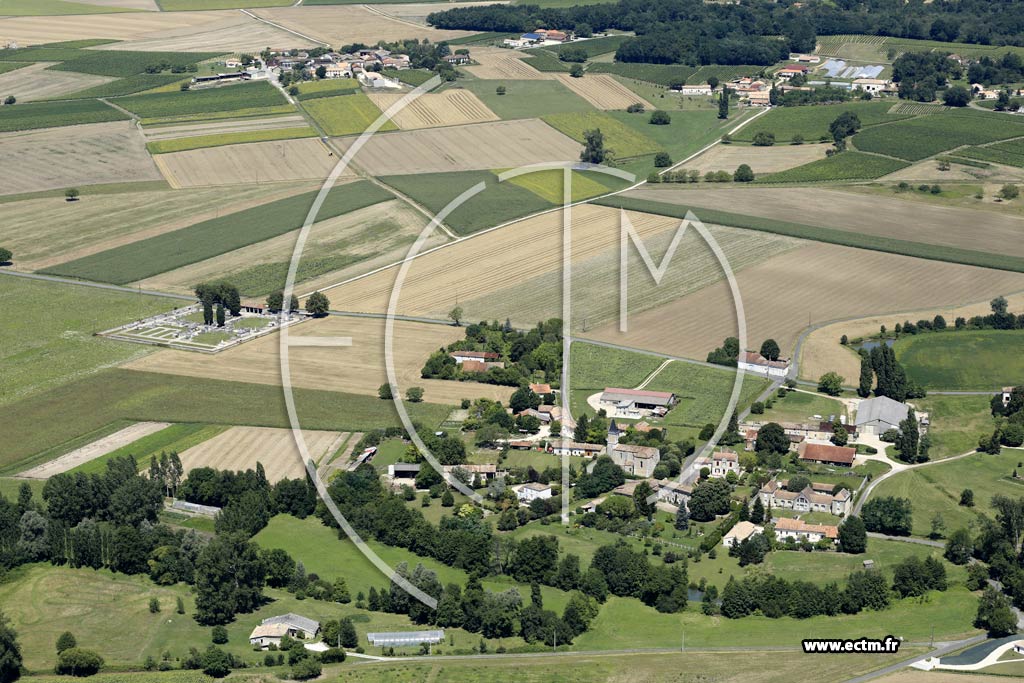 Photo arienne de Baignes-Sainte-Radegonde (Sainte-Radegonde)