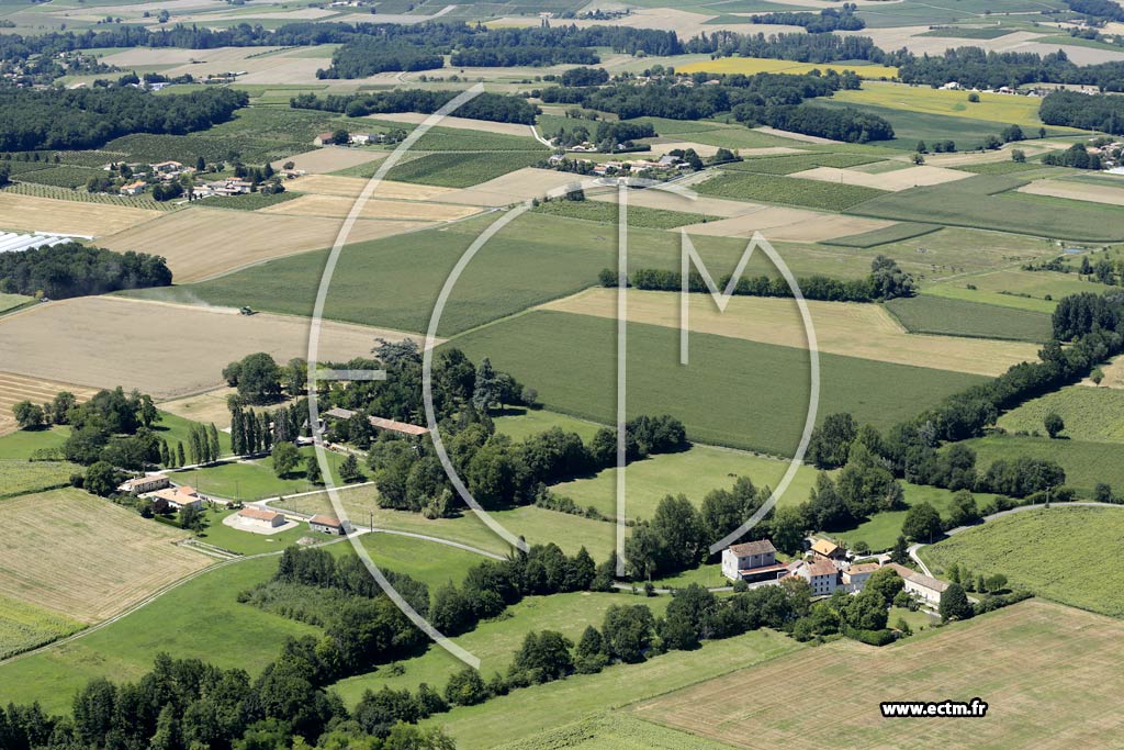 Photo arienne de Barbezieux-Saint-Hilaire (le Landraud - Chez Porcheron)