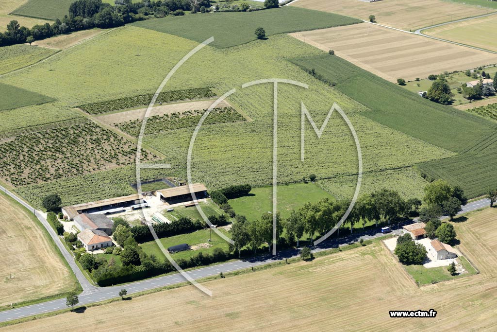 Photo arienne de Barbezieux-Saint-Hilaire (le Petit Landreaud)