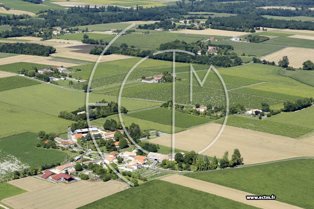 Photo arienne de Barbezieux-Saint-Hilaire (les Moreaux)