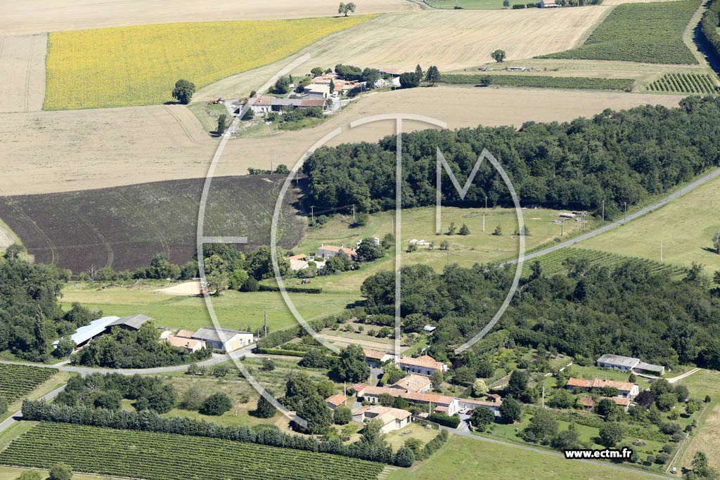 Photo arienne de Bessac (Chez Bouffard - les Voutes)