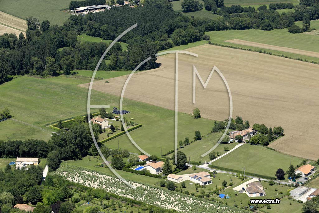 Photo arienne de Montchaude (Bel-Air)