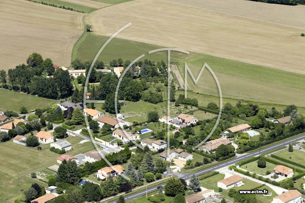 Photo arienne de Montchaude (Champ des Doux - Bel-Air)