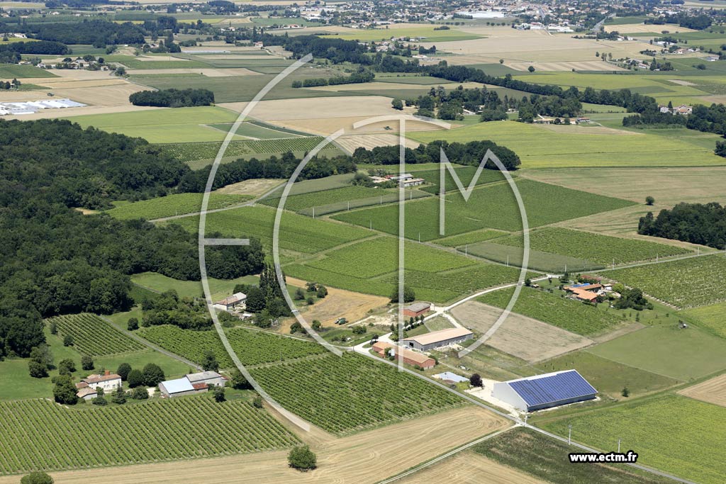 Photo arienne de Montchaude (Chez Vion - Chez Guitet - Chez Pinaud)