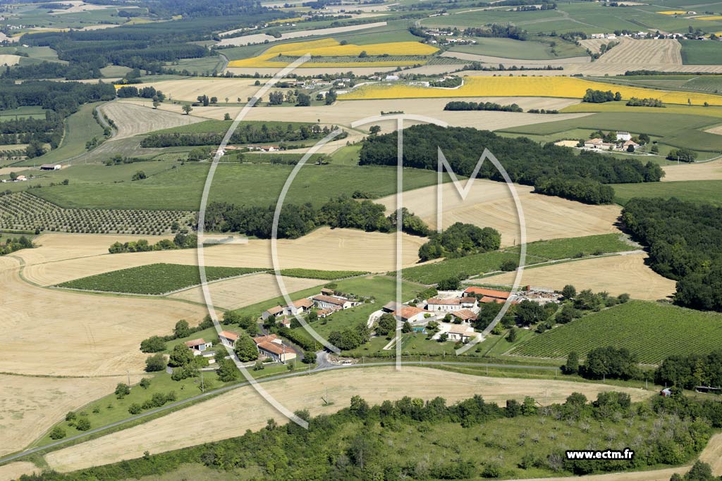 Photo arienne de Preuil (Puymailloux)