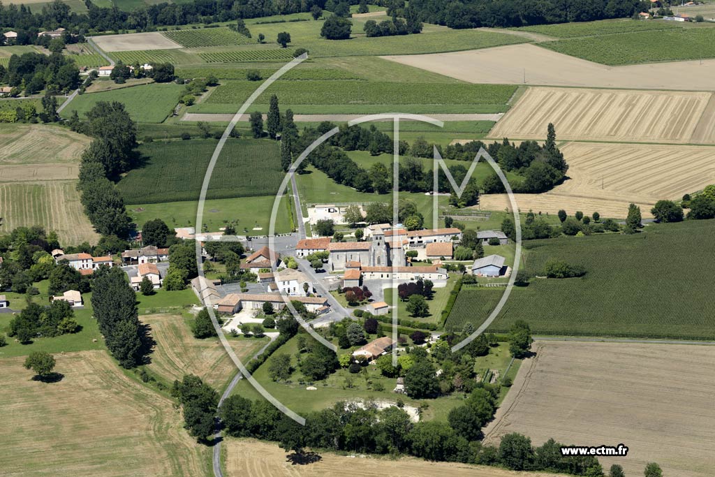 Photo arienne de Saint-Ciers-Champagne