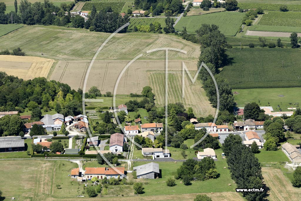 Photo arienne de Saint-Ciers-Champagne