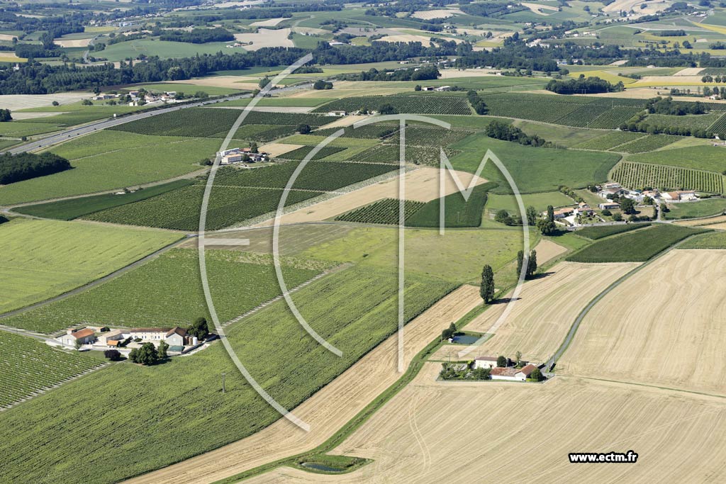 Photo arienne de Vignolles (le Maine Braud - la Courandrie)